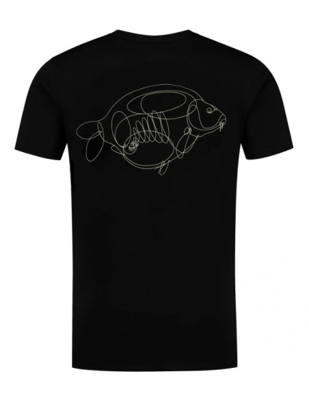 Korda t-shirt one liner tee black talla S