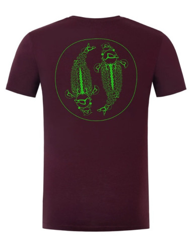Korda t-shirt mandala tee burgundy talla L