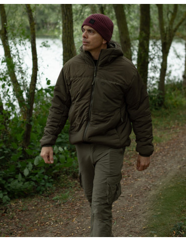 Korda insulated hooded jacket olive talla S