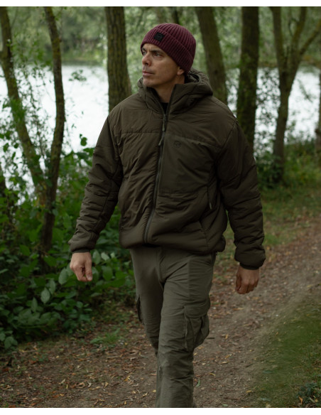 Korda insulated hooded jacket olive talla XL