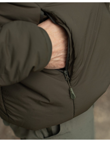 Korda insulated hooded jacket olive talla XL