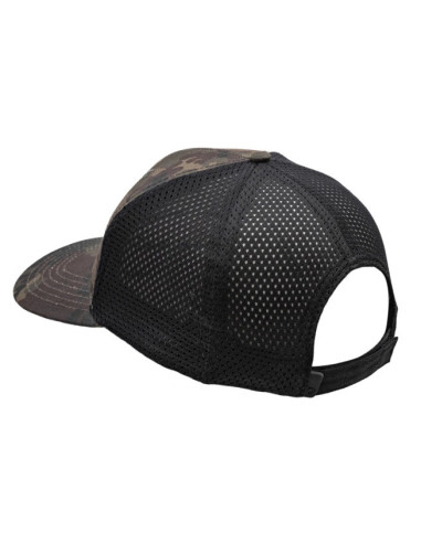 Korda logo patch cap trucker dark kamo