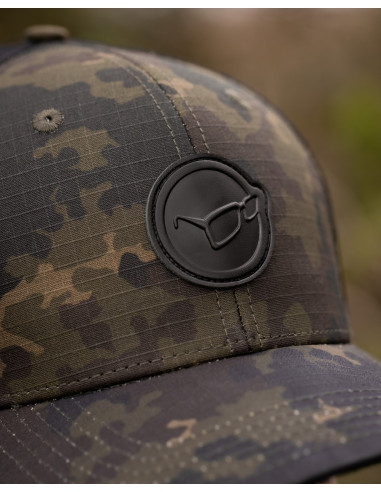 Korda logo patch cap trucker dark kamo