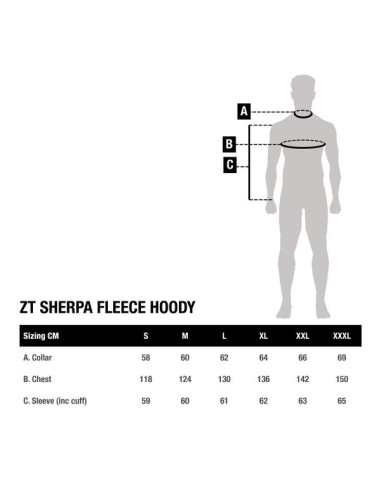 Nash ZT sherpa fleece hoody talla XXXL