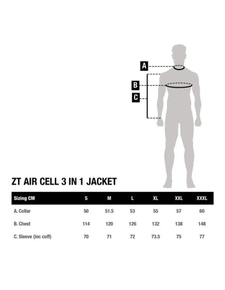 Nash ZT air cell 3 in 1 jacket talla S