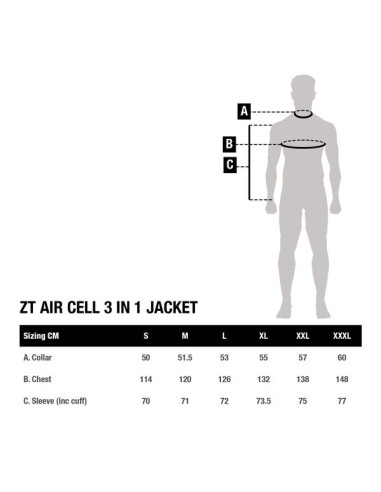 Nash ZT air cell 3 in 1 jacket talla L