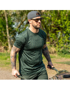 Ridgemonkey cooltech camo edition t-shirt green talla S 2