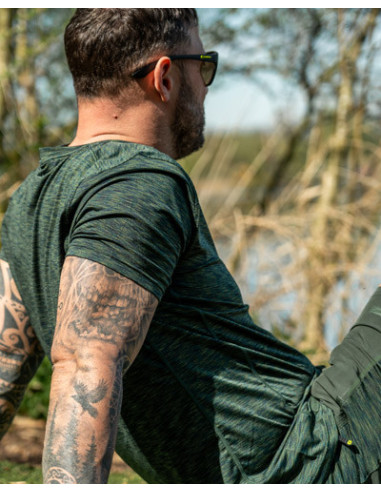 Ridgemonkey cooltech camo edition t-shirt green talla S