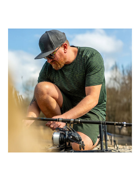 Ridgemonkey cooltech camo edition t-shirt green talla L