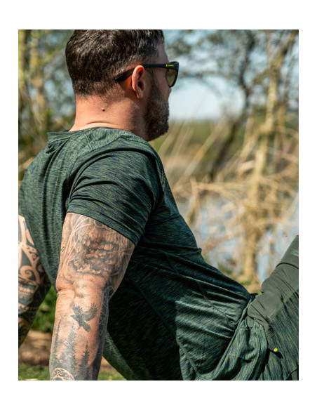 Ridgemonkey cooltech camo edition t-shirt green talla L