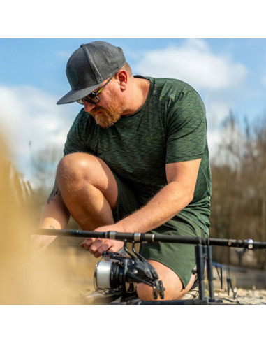 Ridgemonkey cooltech camo edition t-shirt green talla XL