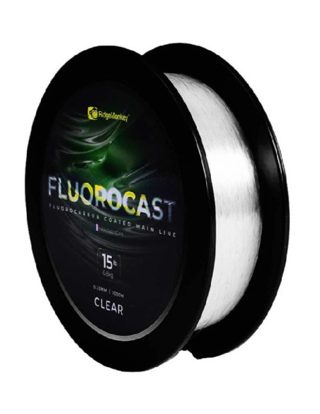 Ridgemonkey flurocast fluoro coated clear 0.33mm 15lb 1000m