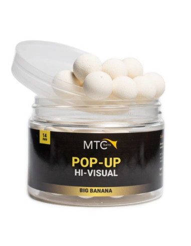 MTC baits pop-up hi-visual big banana 14mm