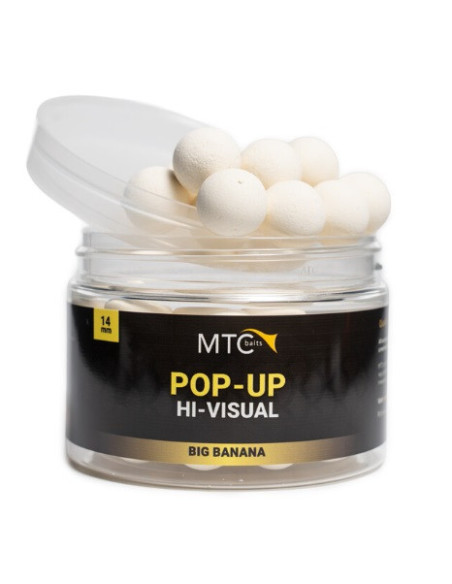 MTC baits pop-up hi-visual big banana 14mm