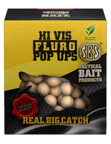 Sbs fluoro pop-ups squid octopus 16-18-20 mm(amarillos)