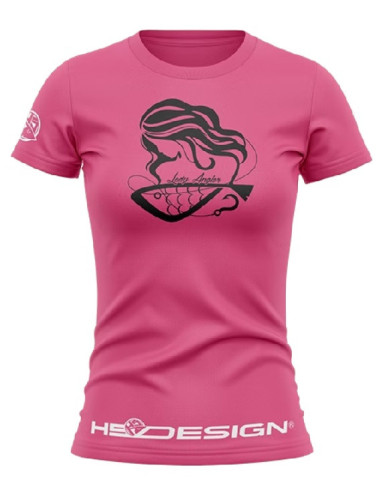 Hotspot t-shirt woman lady angler pink talla S