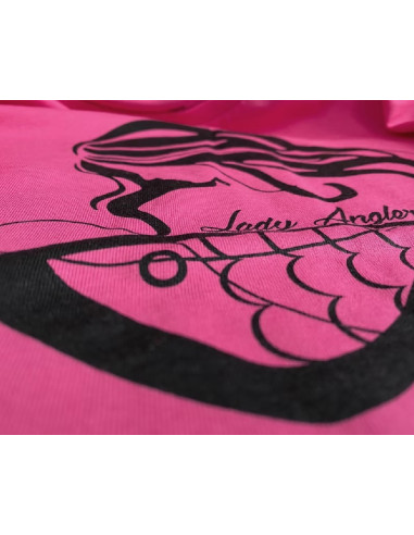 Hotspot t-shirt woman lady angler pink talla L