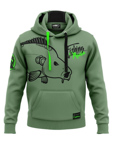 Hotspot carpfishing mania hoodie green talla S