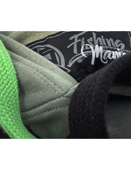 Hotspot carpfishing mania hoodie green talla S