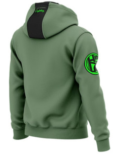 Hotspot carpfishing mania hoodie green talla M 2