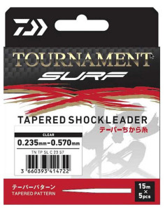 Daiwa tournament tapered 0.37-0.58mm 5x15m