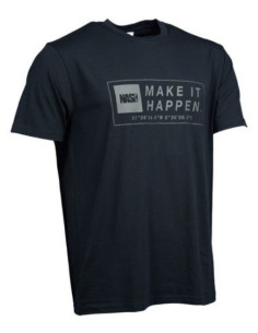 Nash happen coordinales t-shirt black talla L