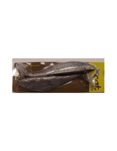 X-cat peces shad-x gris plata 16cm 2unds