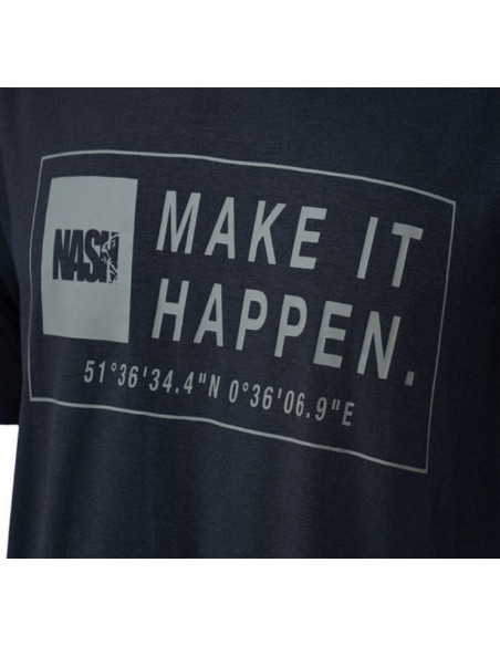 Nash happen coordinales t-shirt black talla L