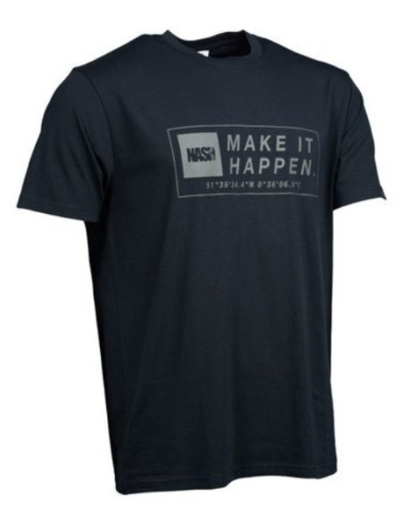 Nash happen coordinales t-shirt black talla XL