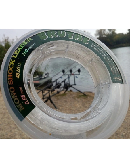 Katran mono line sock-leader BRUTAL 0.55mm 48.60lb 150m