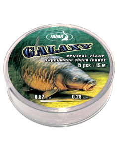 Katran tapered shock-leader GALAXI 0.28-0.57mm 5x15m