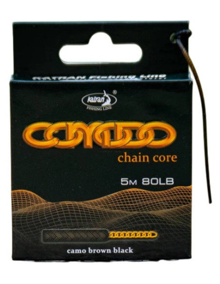 Katran chain core COMODO camo brown 80lb 5m