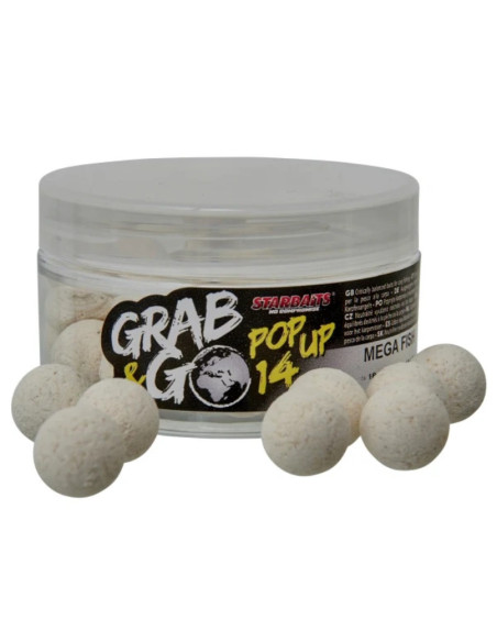 Starbaits global pop-ups mega fish 14mm 20gr