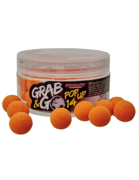 Starbaits global pop-ups tutti frutti 14mm 20gr