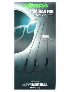 Korda solidz pva rig wide gape 18lb nº8 3unds