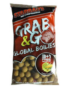 Starbaits boiles grag&g sweet corn 20mm 800gr