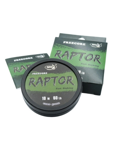 Katranfree core RAPTOR camo green 60lb 10m
