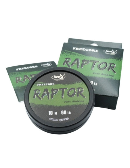 Katranfree core RAPTOR camo green 60lb 10m