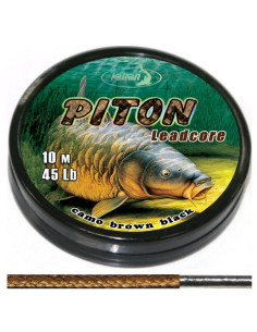 Katran leadcore PITON brown black 45lb 10m
