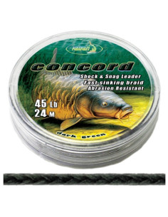 Katran shock & snag leaders CONFORD dark black 25lb 24m