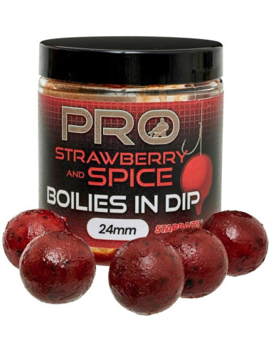 starbaits boilies dip strawberry spice 20mm 150gr
