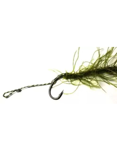 Carpspot weed hooklink green 25lb 10m