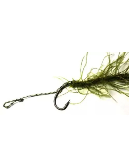 Carpspot weed hooklink green 35lb 10m