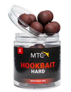 MTC baits hookbait hard response red 16mm