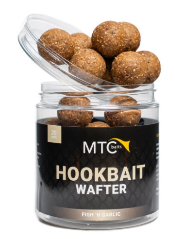 MTC baits hookbait wafter fish garlic 20mm