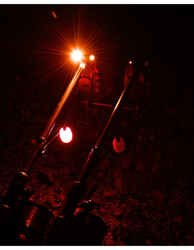 Fox black label dumpy halo bobbins orange