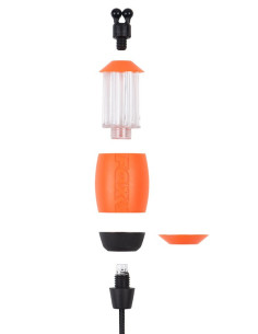 Fox black label dumpy halo bobbins purpple 2