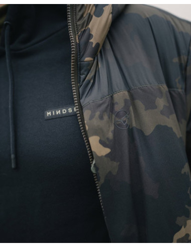 Korda insulated hooded jacket dark kamo talla L