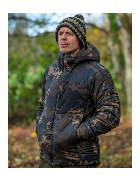 Korda insulated hooded jacket dark kamo talla XL
