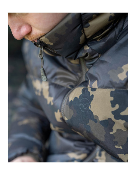 Korda insulated hooded jacket dark kamo talla XL